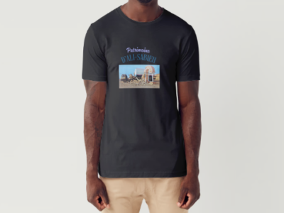 A vendre t-shirt plus maquette flocage patrimoine d'ali-sabieh