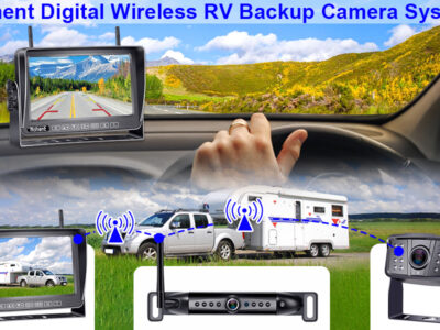RV Backup Camera Wireless HD1080P 2 Cameras
